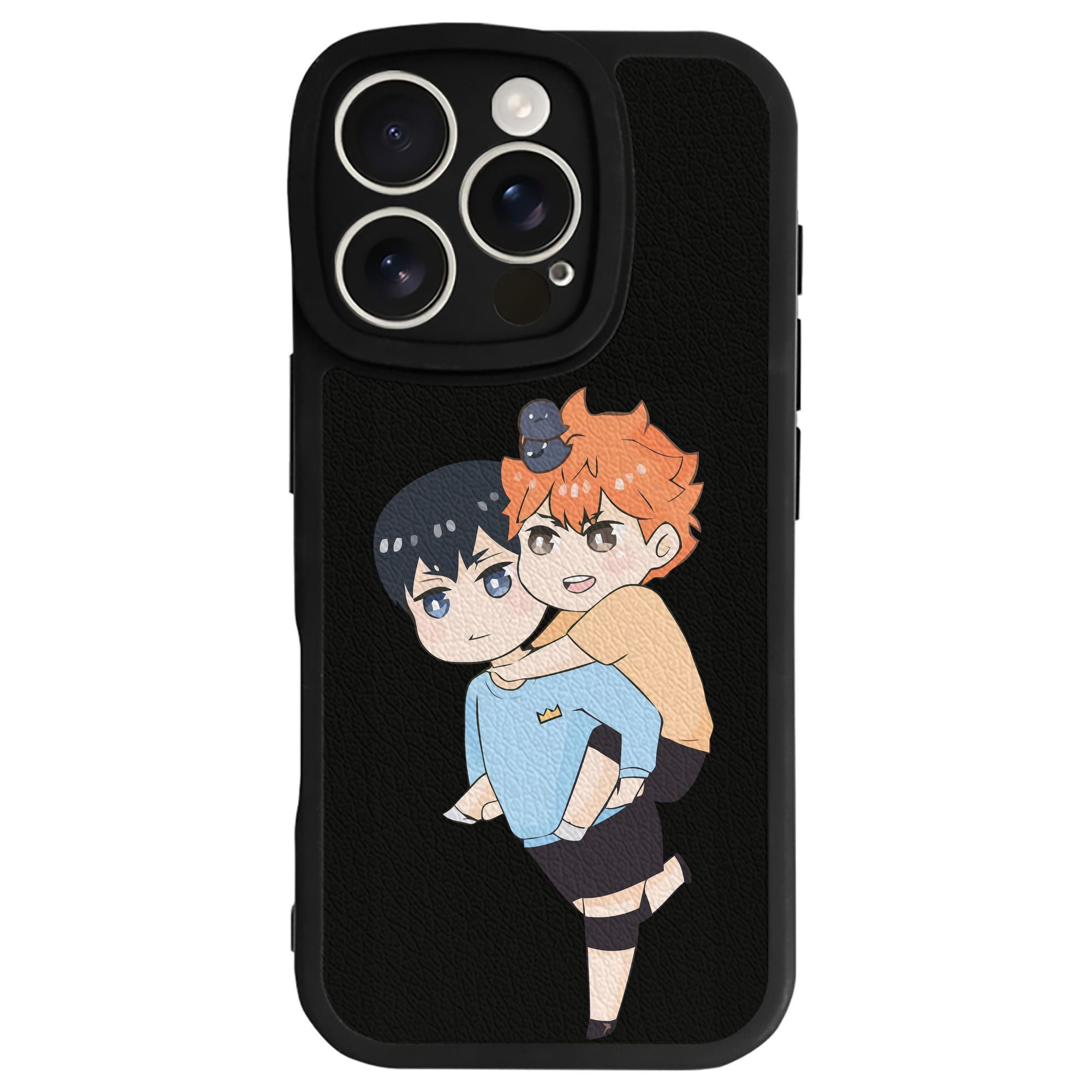 （画像用） ハイキュー!! Haikyu!! 【iPhone 16シリーズ対応】シリコンスマホケース（レザー調） 材質：シリコン